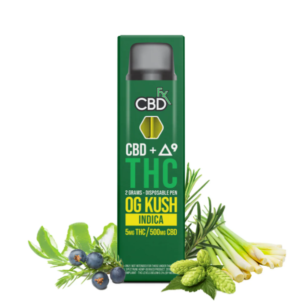 CBDfx Delta-9 THC + CBD Vape: OG Kush (Indica) In Pakistan