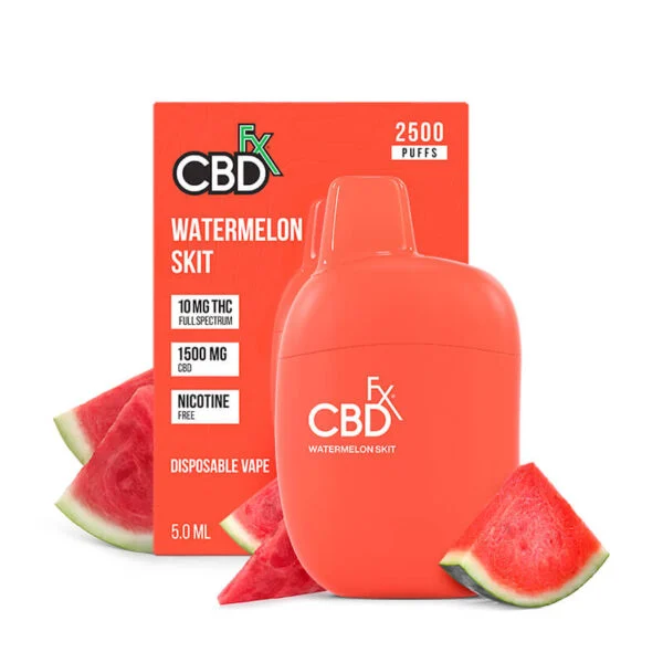 Watermelon Skit THC Vape 1500mg CBD 10mg THC In Pakistan