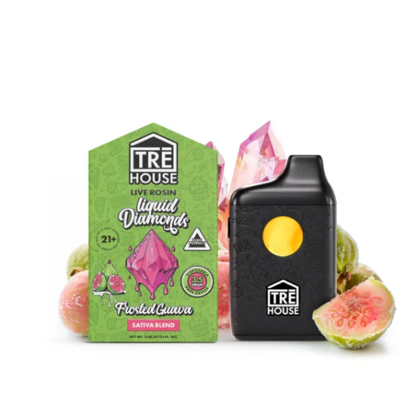 Frosted Guava Sativa Live Rosin Liquid Diamond Vape In Pakistan